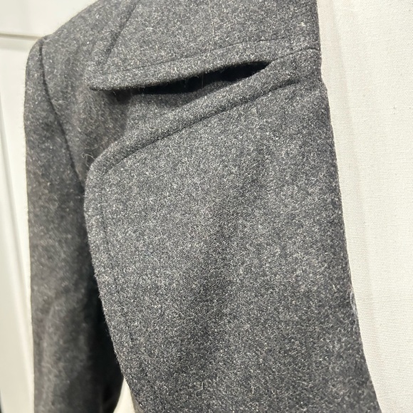 NWOT Ellen Tracy Wool Blend Belted Jacket with Button Snap Closure - Picture 4 of 6